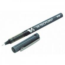 Pilot V5 - Bolígrafo de tinta líquida (0.020 in, 12 unidades), color negro